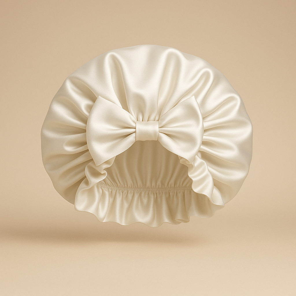 Meekonos™ SilkCare - Gorrito de noche de satén de lujo