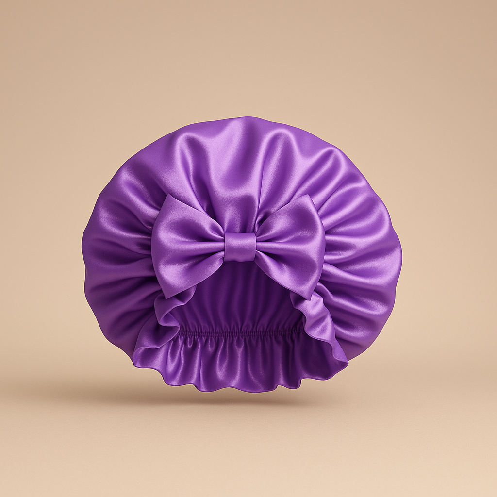 Meekonos™ SilkCare – Luxury Satin Night Bonnet