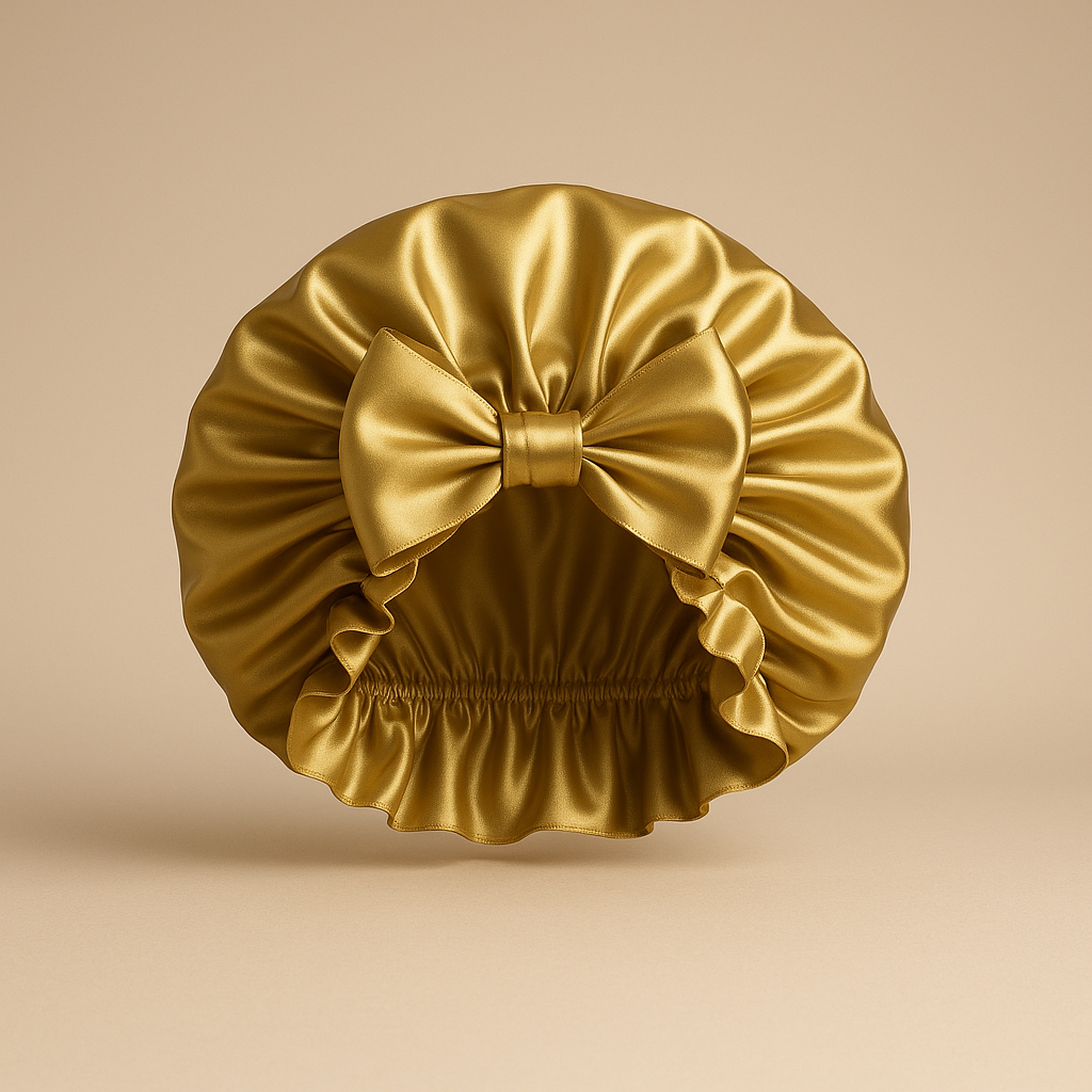 Meekonos™ SilkCare – Luxury Satin Night Bonnet