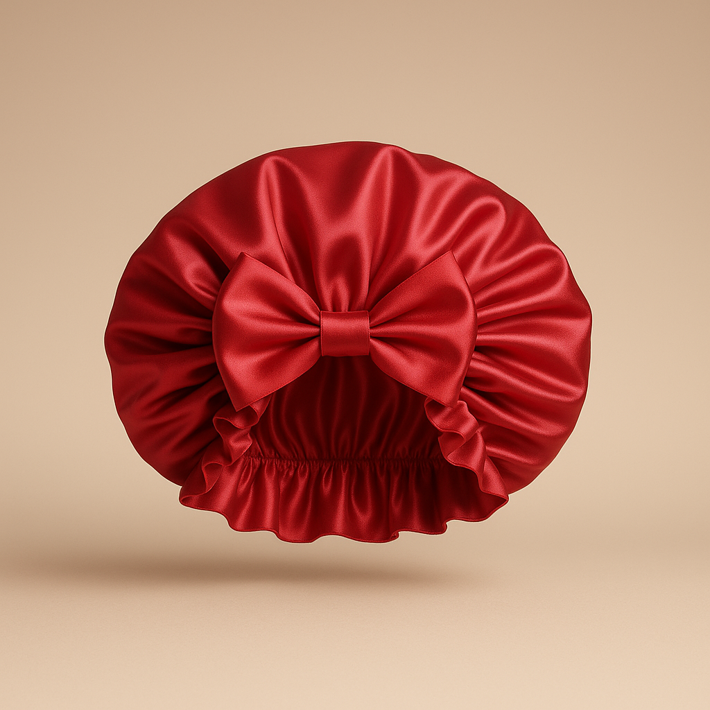 Meekonos™ SilkCare – Luxury Satin Night Bonnet