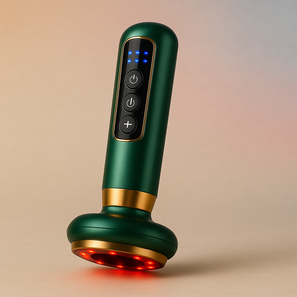 Meekonos™ TriColor GuaSha – 3-in-1 Skin-Firming & Revitalizing Massager