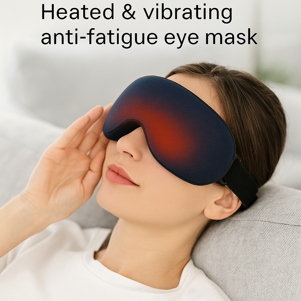EyeRelax Pro™ – Heated & Vibrating Eye Massager