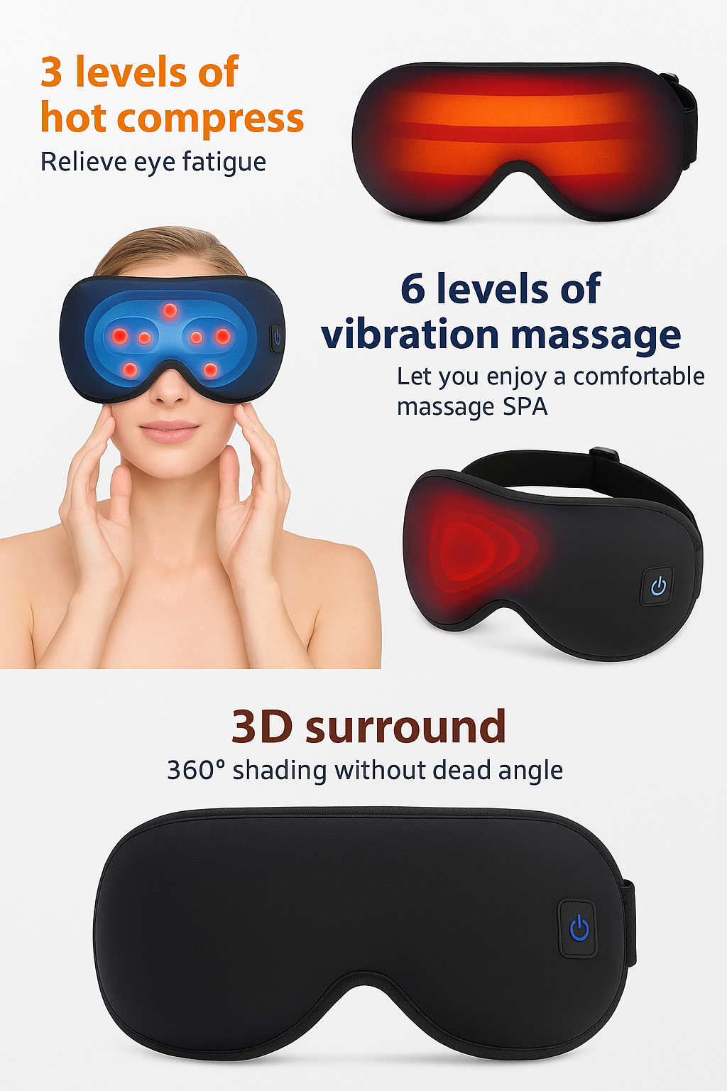 EyeRelax Pro™ – Heated & Vibrating Eye Massager