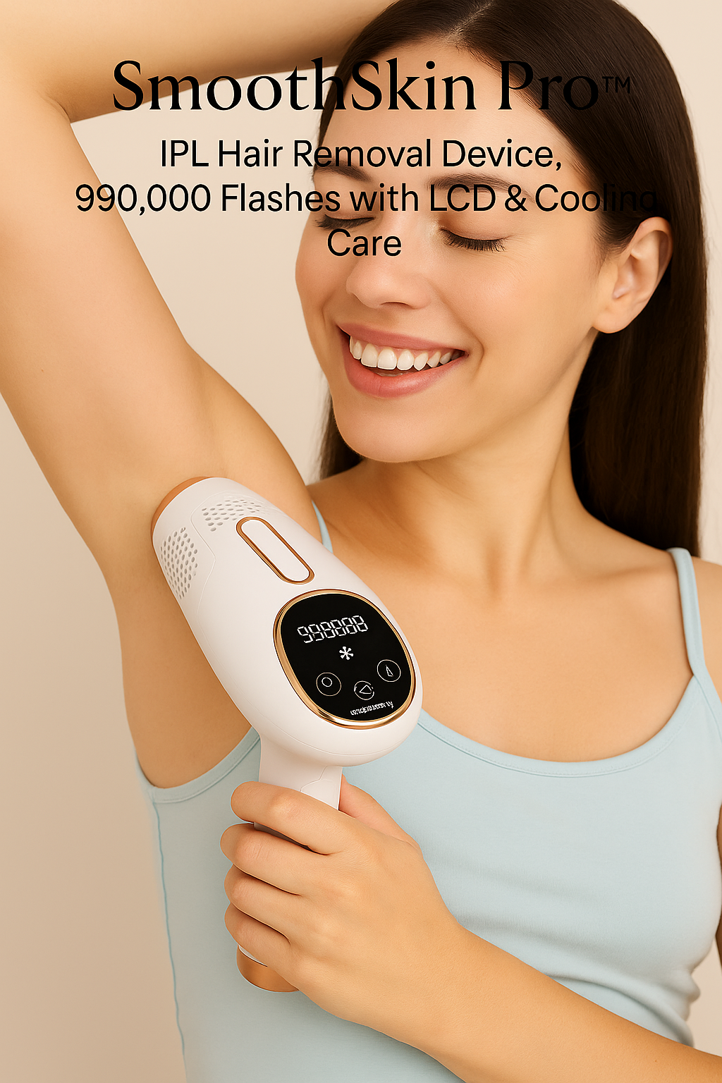 Meekonos™ SmoothSkin Pro – IPL Beauty Device with Cooling Care