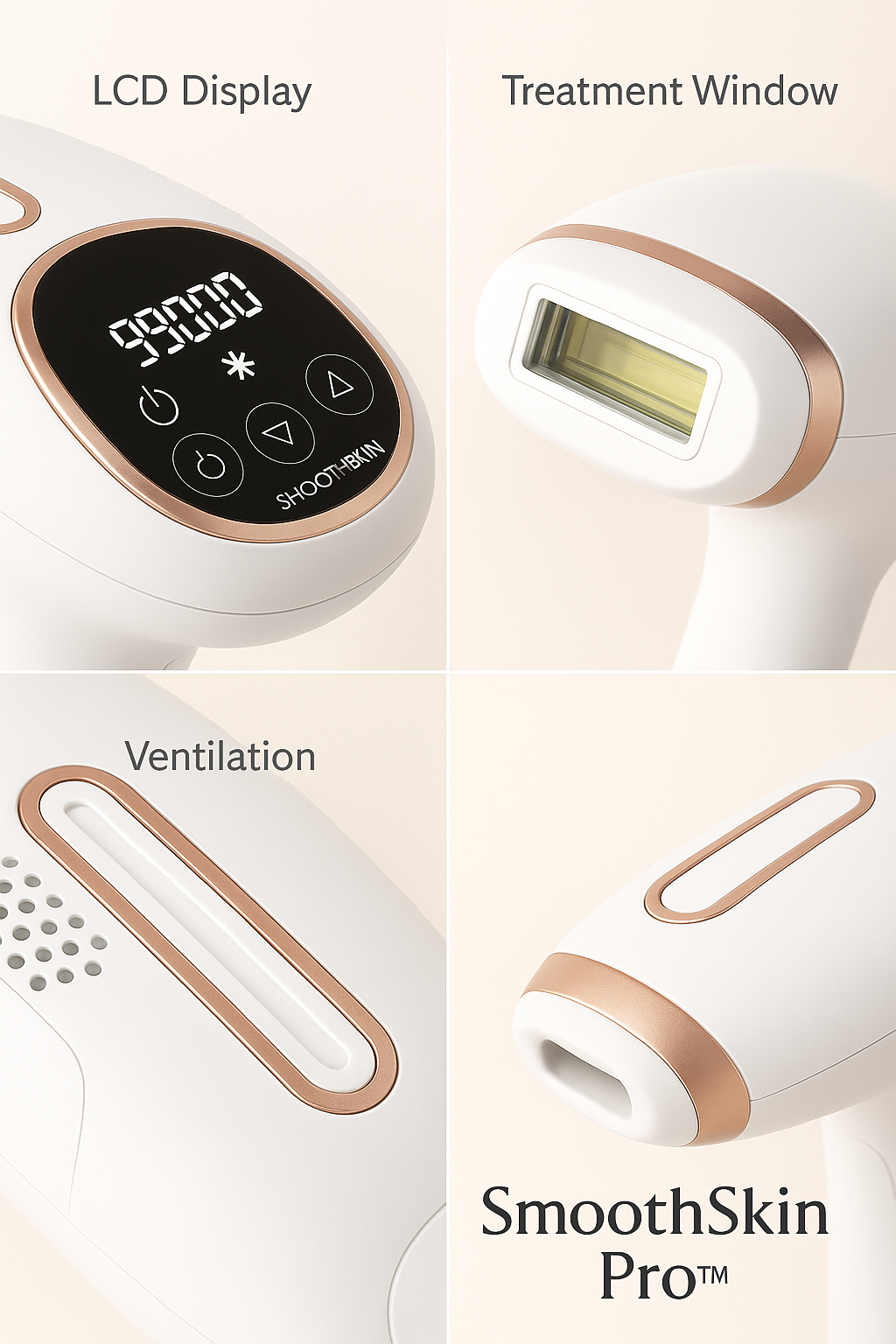 Meekonos™ SmoothSkin Pro – IPL Beauty Device with Cooling Care