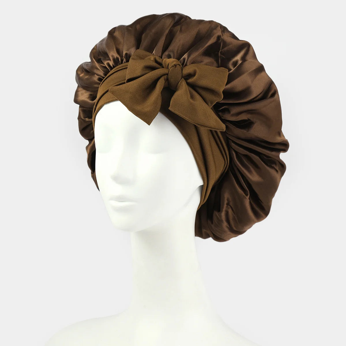 Meekonos™ SilkCare – Luxury Satin Night Bonnet